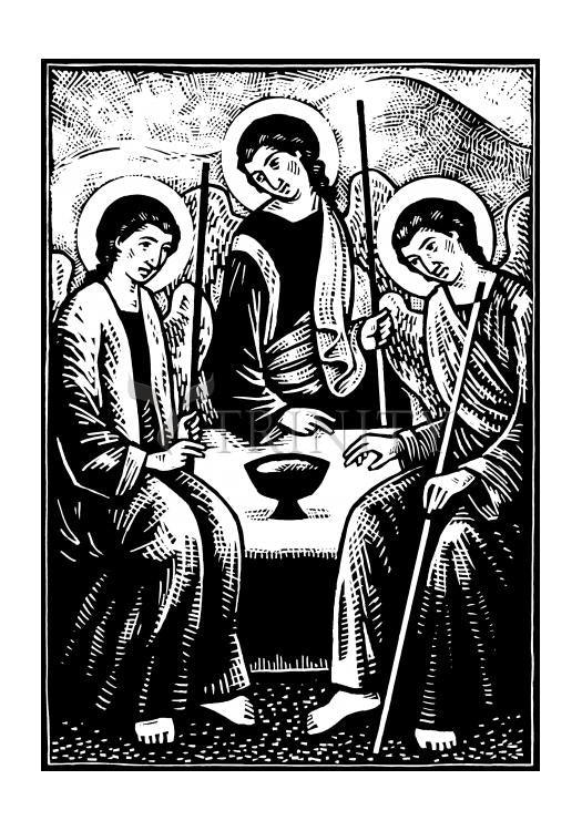 Holy Visitors (After Rublev) - Holy Card by Julie Lonneman - Trinity Stores