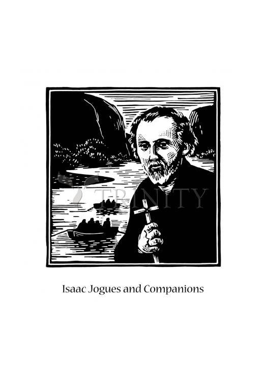 St. Isaac Jogues and Companions - Holy Card by Julie Lonneman - Trinity Stores