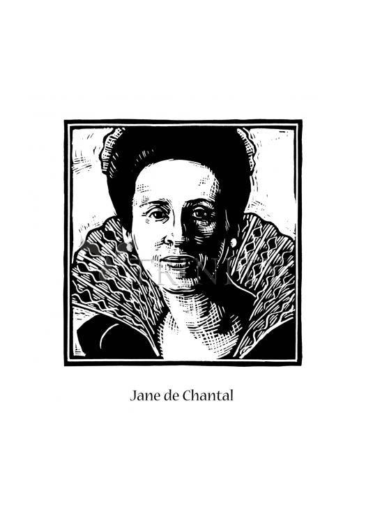 St. Jane Frances de Chantal - Holy Card by Julie Lonneman - Trinity Stores