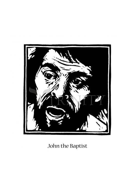 St. John the Baptist - Holy Card by Julie Lonneman - Trinity Stores