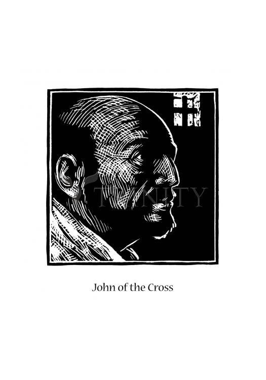 St. John of the Cross - Holy Card by Julie Lonneman - Trinity Stores