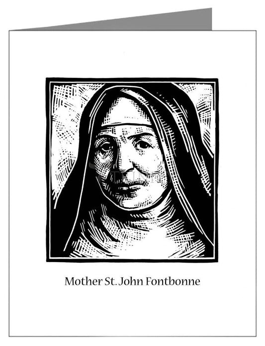 Mother St. John Fontbonne - Note Card Custom Text by Julie Lonneman - Trinity Stores
