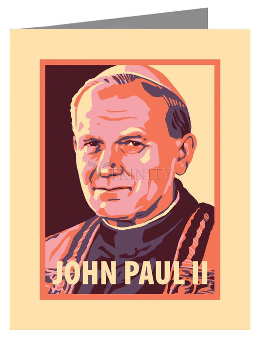 St. John Paul II - Note Card by Julie Lonneman - Trinity Stores