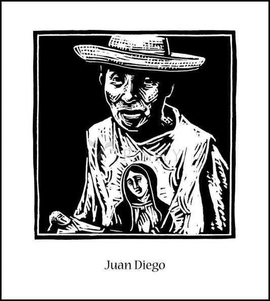St. Juan Diego - Wood Plaque by Julie Lonneman - Trinity Stores