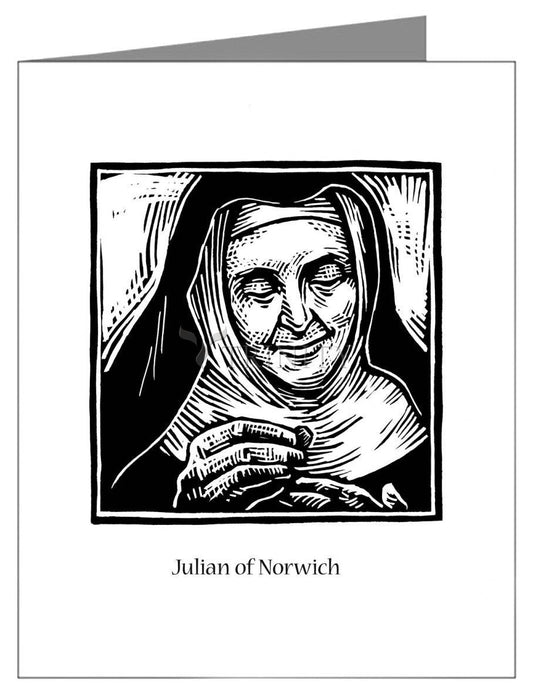 Julian of Norwich - Note Card Custom Text by Julie Lonneman - Trinity Stores