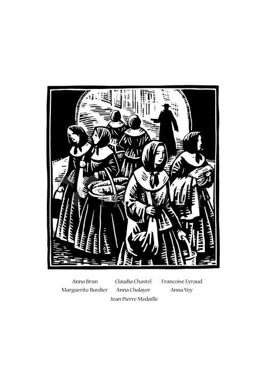 Founders of the Srs. of St. Joseph - Holy Card by Julie Lonneman - Trinity Stores