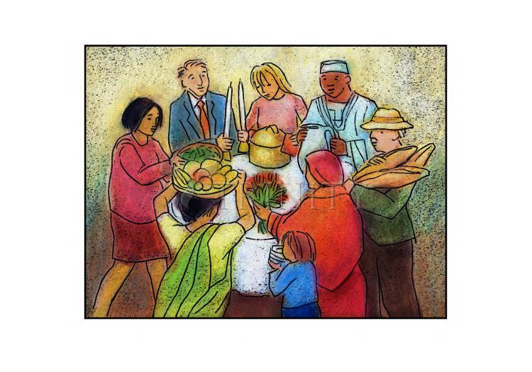 Many Gifts - Holy Card by Julie Lonneman - Trinity Stores