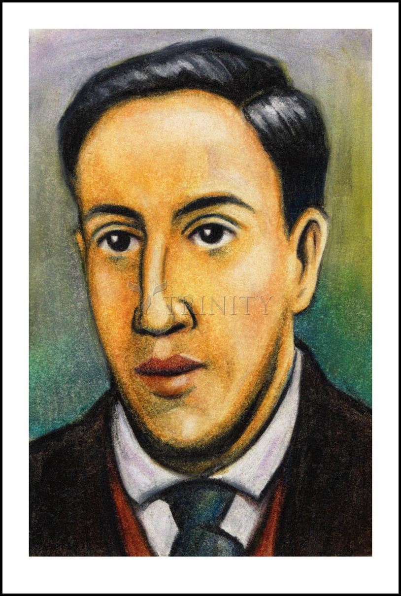 Bl. Miguel Pro - Wood Plaque by Julie Lonneman - Trinity Stores