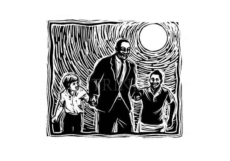 Martin Luther King's Dream - Holy Card by Julie Lonneman - Trinity Stores