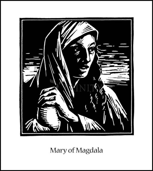 St. Mary Magdalene - Wood Plaque by Julie Lonneman - Trinity Stores