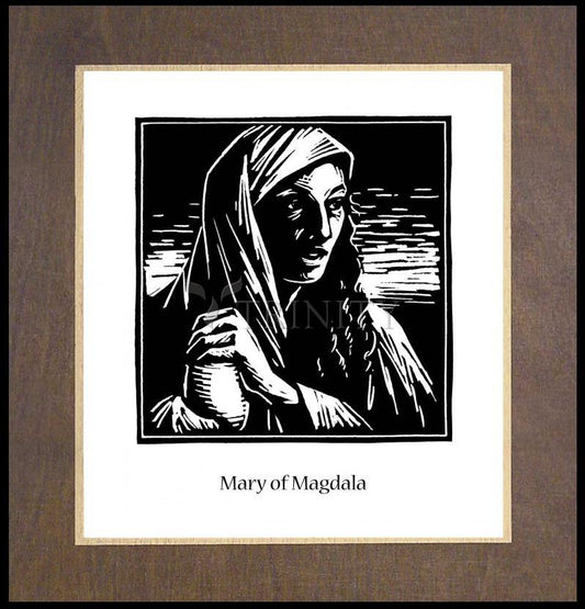 St. Mary Magdalene - Wood Plaque Premium by Julie Lonneman - Trinity Stores