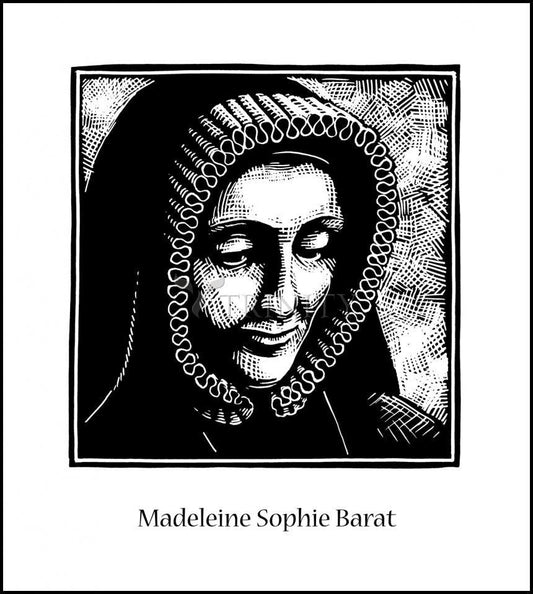 St. Madeleine Sophie Barat - Wood Plaque by Julie Lonneman - Trinity Stores