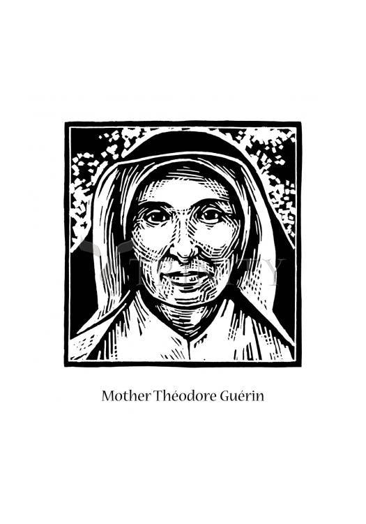 St. Mother Théodore Guérin - Holy Card by Julie Lonneman - Trinity Stores