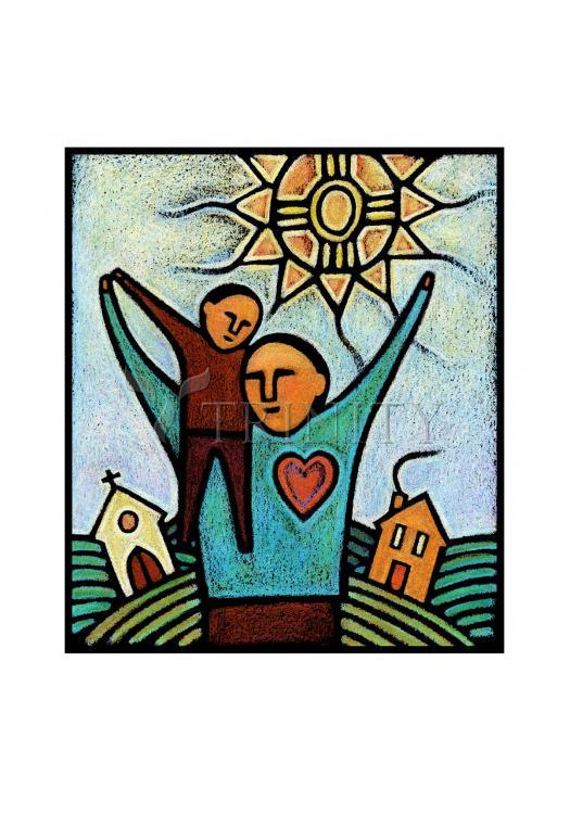 Parent and Child - Holy Card by Julie Lonneman - Trinity Stores