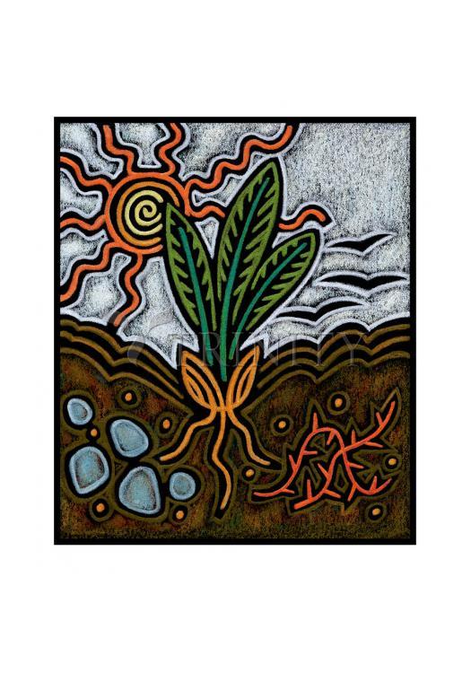 Parable of the Seed - Holy Card by Julie Lonneman - Trinity Stores