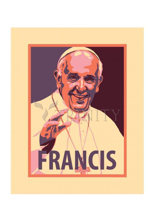 Pope Francis - Holy Card by Julie Lonneman - Trinity Stores