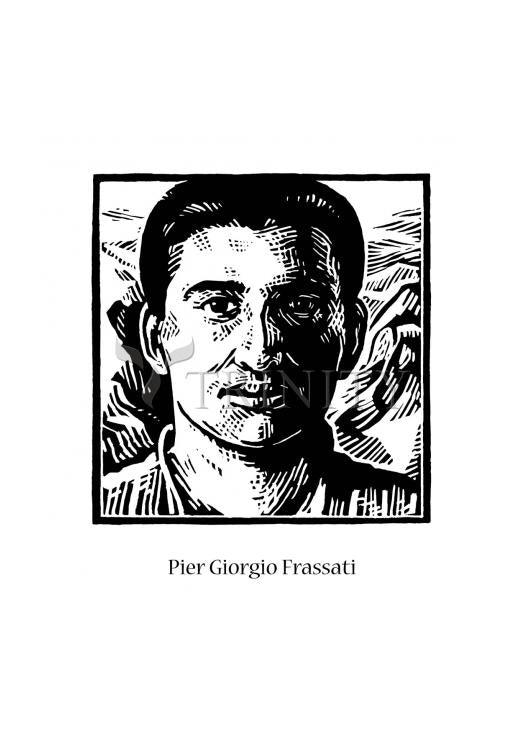St. Pier Giorgio Frassati - Holy Card by Julie Lonneman - Trinity Stores