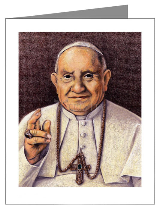 St. John XXIII - Note Card Custom Text by Julie Lonneman - Trinity Stores