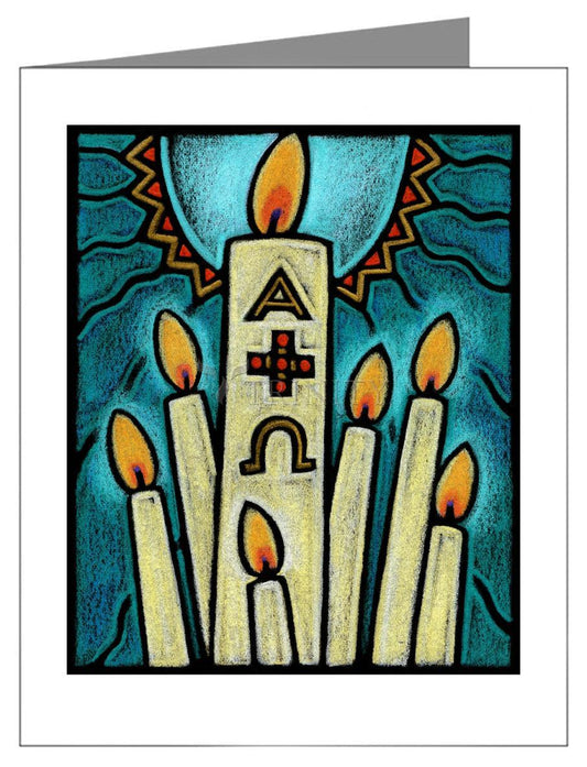 Paschal Candle - Note Card Custom Text by Julie Lonneman - Trinity Stores