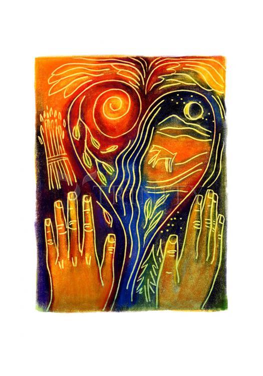 Psalm Prayer - Holy Card by Julie Lonneman - Trinity Stores