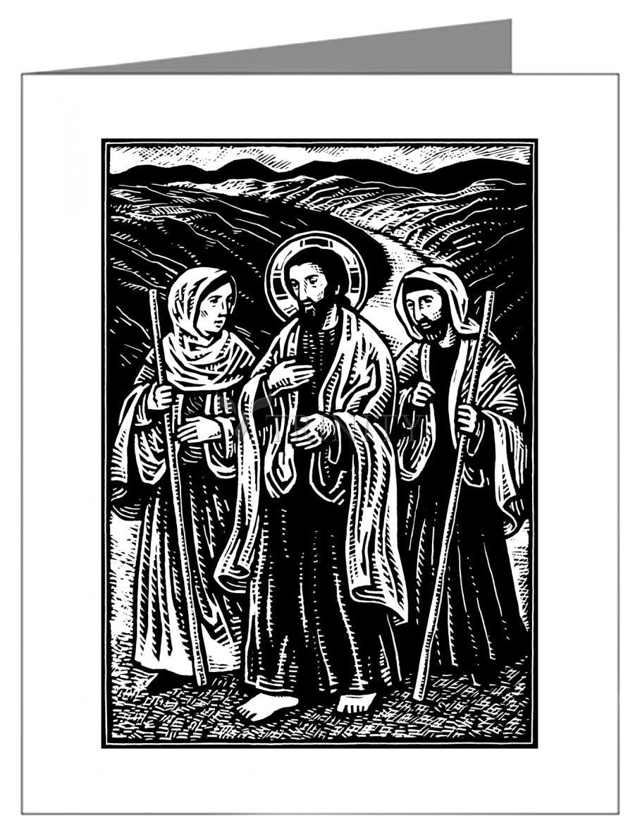 Road to Emmaus - Note Card Custom Text by Julie Lonneman - Trinity Stores