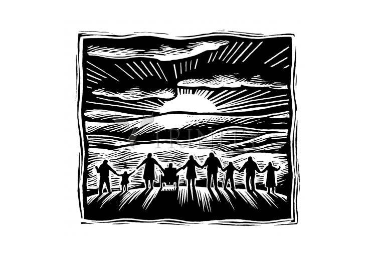 Sun of Justice - Holy Card by Julie Lonneman - Trinity Stores