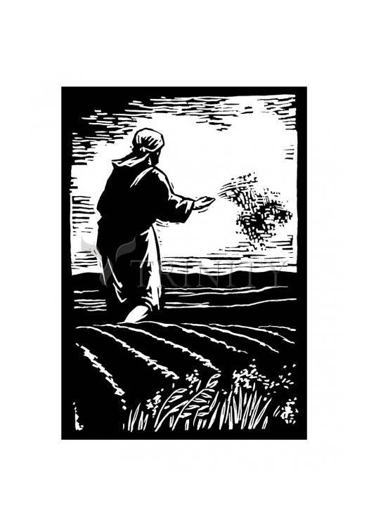 Sower - Holy Card by Julie Lonneman - Trinity Stores