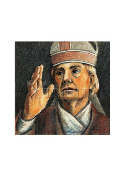 St. Stanislaus of Krakow - Holy Card by Julie Lonneman - Trinity Stores