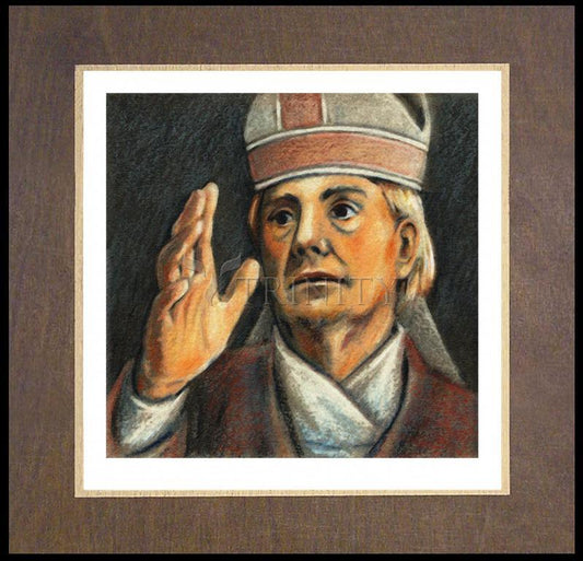 St. Stanislaus of Krakow - Wood Plaque Premium by Julie Lonneman - Trinity Stores