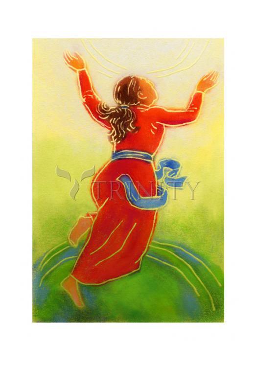 Assumption of Mary - Holy Card by Julie Lonneman - Trinity Stores