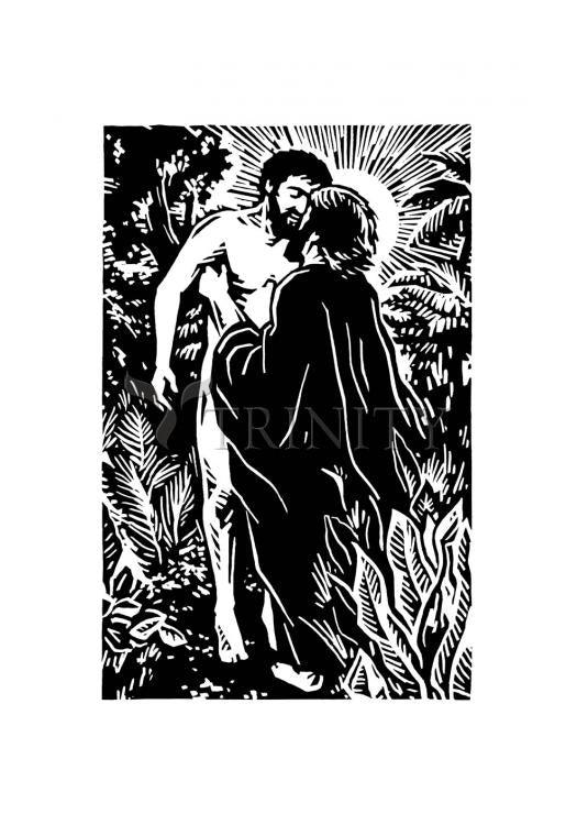 Creation of Adam - Holy Card by Julie Lonneman - Trinity Stores