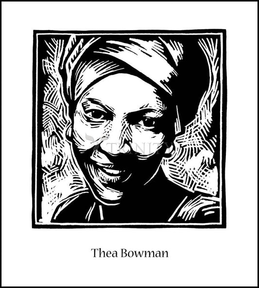 Sr. Thea Bowman - Wood Plaque by Julie Lonneman - Trinity Stores