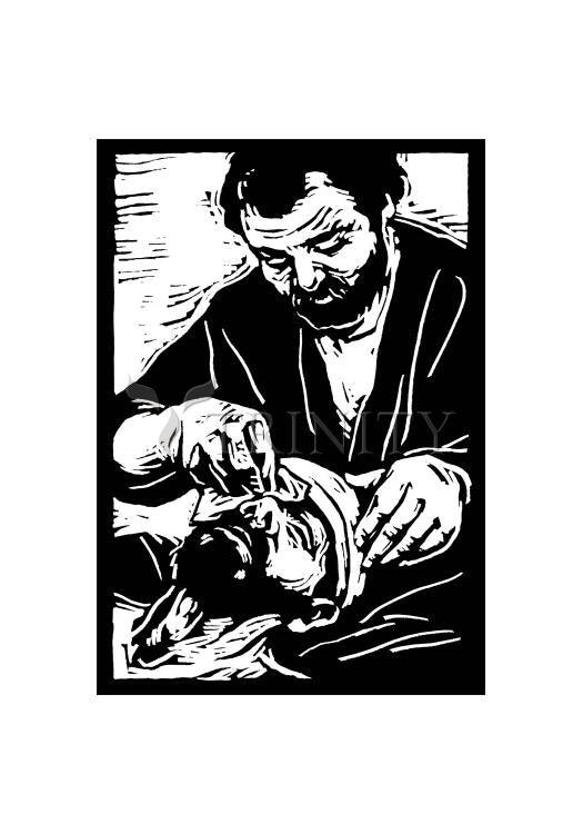 Good Samaritan - Holy Card by Julie Lonneman - Trinity Stores