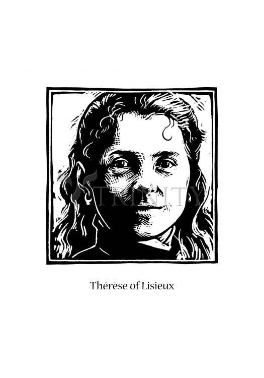 St. Thérèse of Lisieux - Holy Card by Julie Lonneman - Trinity Stores