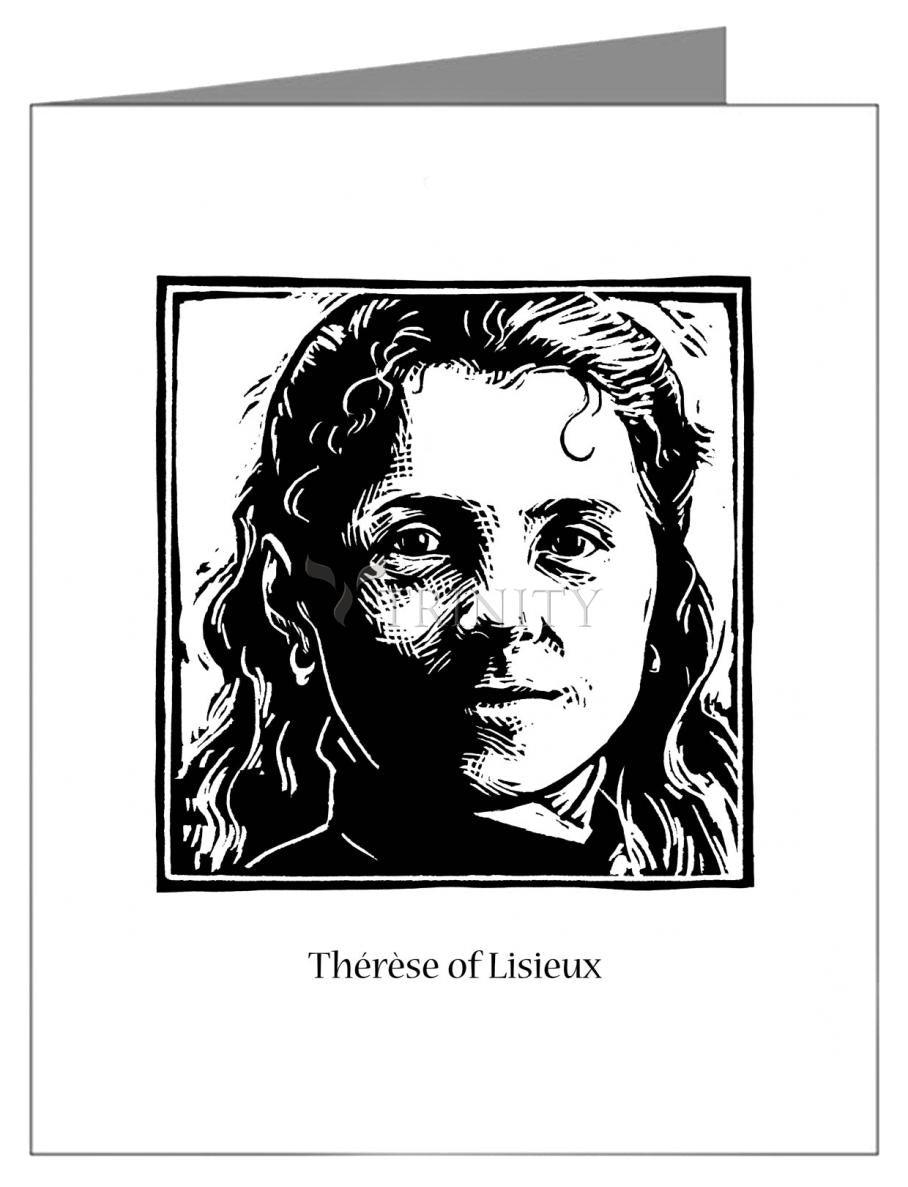 St. Thérèse of Lisieux - Note Card Custom Text by Julie Lonneman - Trinity Stores