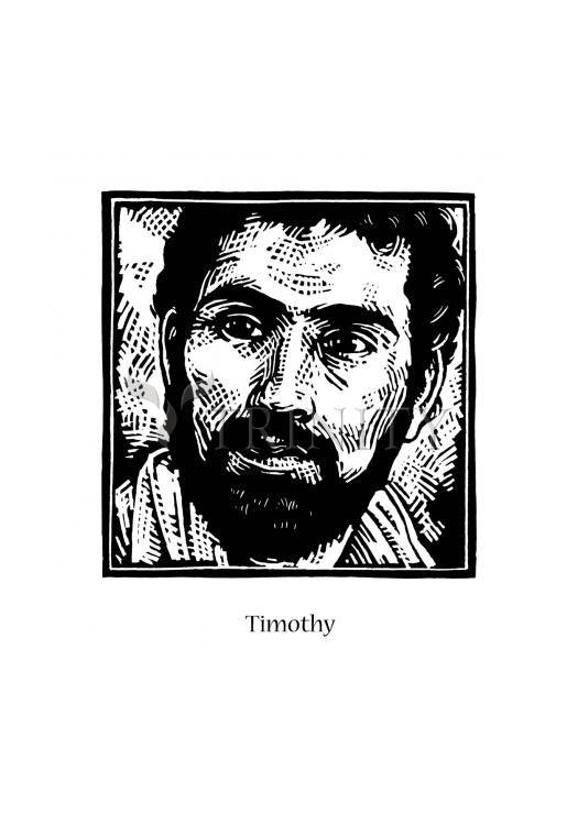 St. Timothy - Holy Card by Julie Lonneman - Trinity Stores