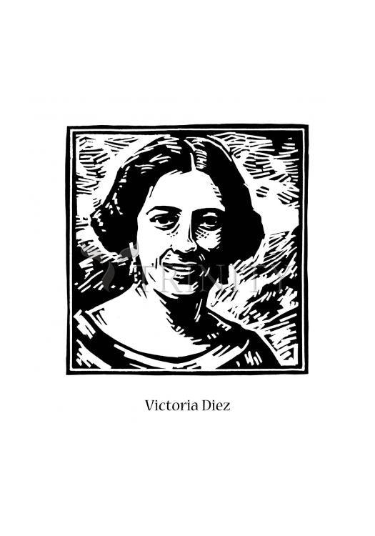 Victoria Díez - Holy Card by Julie Lonneman - Trinity Stores