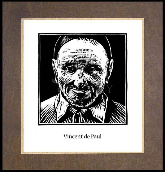 St. Vincent de Paul - Wood Plaque Premium by Julie Lonneman - Trinity Stores