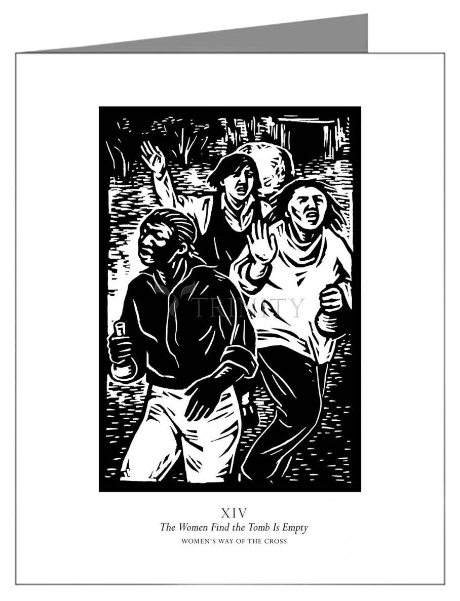 Women's Stations of the Cross 14 - The Women Find the Tomb is Empty - Note Card by Julie Lonneman - Trinity Stores