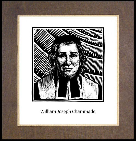 Bl. William Joseph Chaminade - Wood Plaque Premium by Julie Lonneman - Trinity Stores