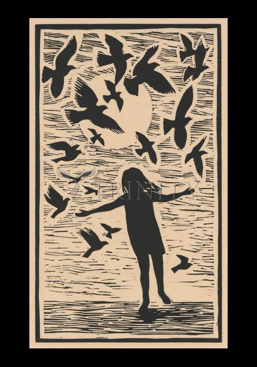 Wings - Holy Card by Julie Lonneman - Trinity Stores