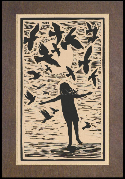 Wings - Wood Plaque Premium by Julie Lonneman - Trinity Stores