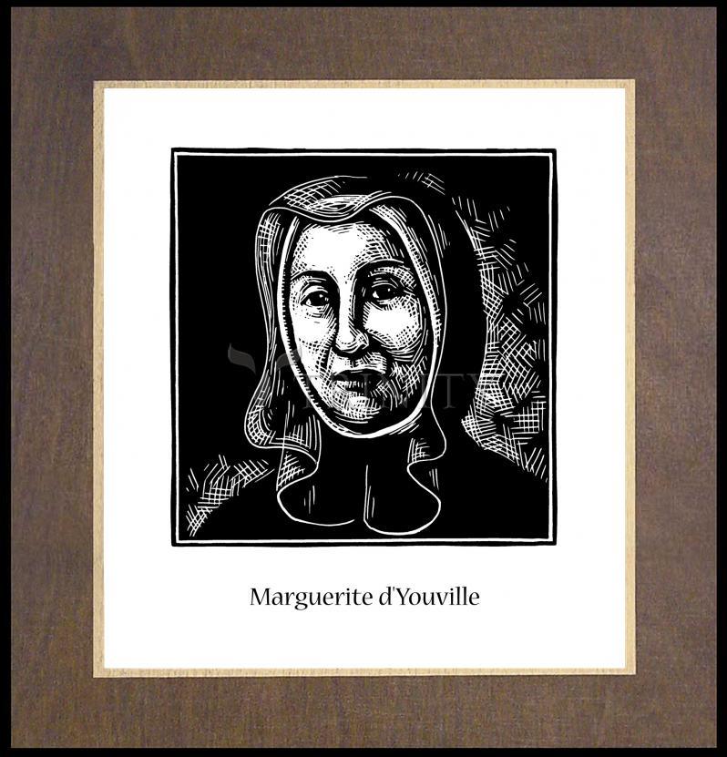 St. Marguerite d'Youville - Wood Plaque Premium by Julie Lonneman - Trinity Stores