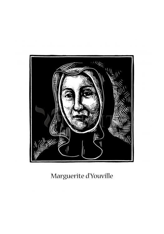 St. Marguerite d'Youville - Holy Card by Julie Lonneman - Trinity Stores