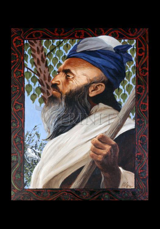 St. Abraham - Holy Card by Louis Glanzman - Trinity Stores