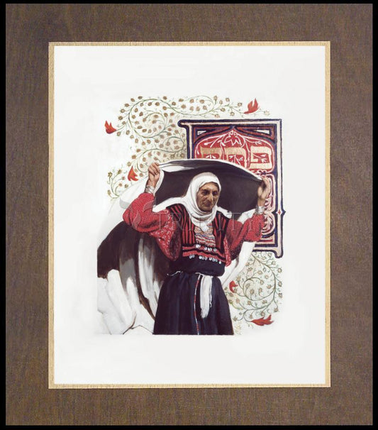 St. Anna the Prophetess - Wood Plaque Premium by Louis Glanzman - Trinity Stores
