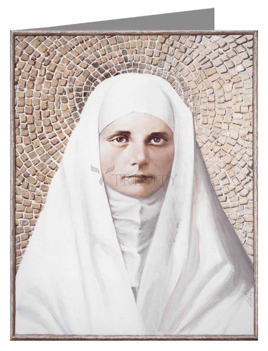 Blessed Virgin Mary - Note Card by Louis Glanzman - Trinity Stores