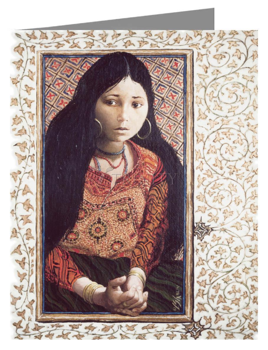 Daughter of Jairus - Note Card Custom Text by Louis Glanzman - Trinity Stores
