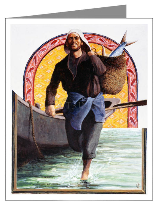 St. John the Evangelist - Note Card Custom Text by Louis Glanzman - Trinity Stores
