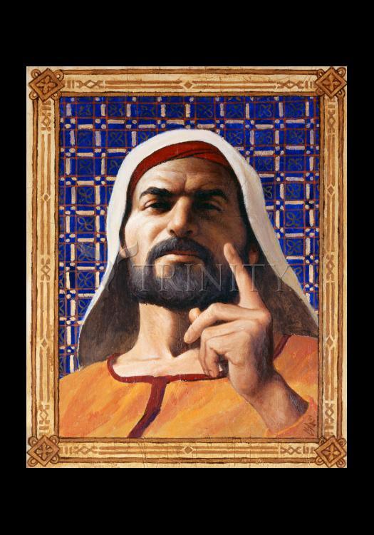Isaiah - Holy Card by Louis Glanzman - Trinity Stores